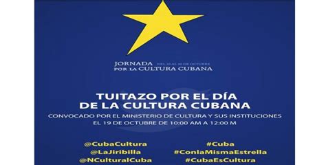 Radio Habana Cuba Convocan A Tuitazo Por El D A De La Cultura Cubana