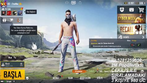 UC ÖDÜLLÜ CUSTOM ROOM SAKLAMBAÇ DEVE CÜCE TURNUVA Pubg Mobile