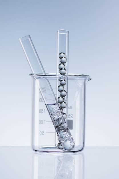 Premium Photo Laboratory Research Concept Scientific Laboratory Glassware With Liquid