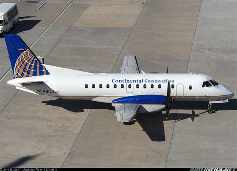 Saab 340b Continental Connection Colgan Air Aviation Photo