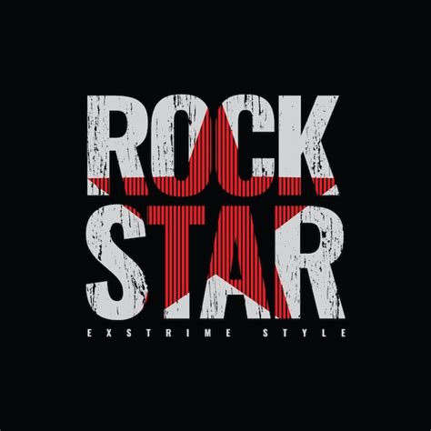 Premium Vector Rock Star Graphic Tshirt And Apparel Design