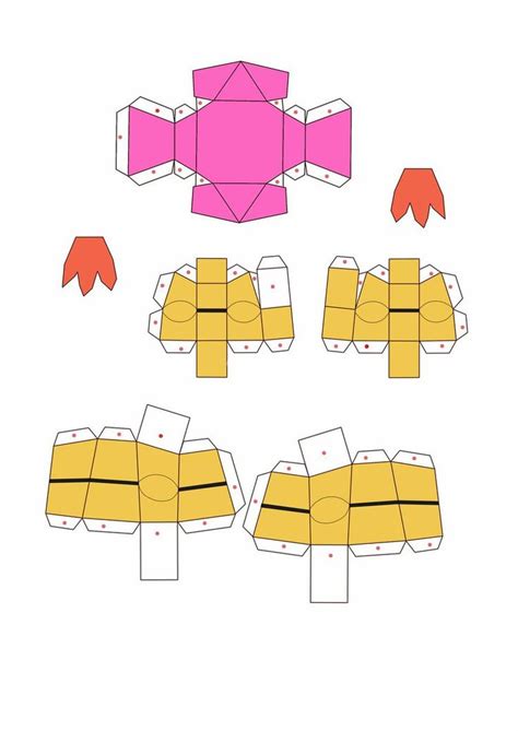 Five Nights At Freddys 2 Toy Chica Papercraft Pt2 Fnaf Crafts Five