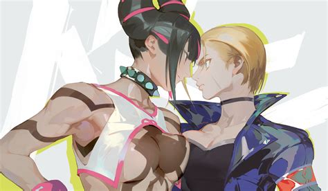 Cammy White And Han Juri Street Fighter And 1 More Drawn By