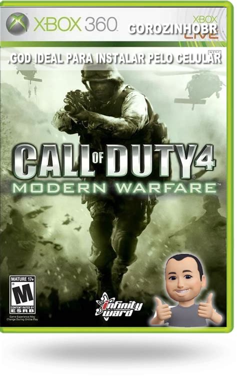 Call Of Duty 4 Modern Warfare DLC GOD XBOX 360 RGH GorozinhoBR