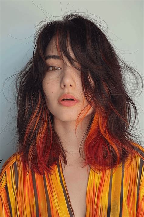 20 Chic Peek A Boo/Underlayer Hair Color Ideas in 2025 | Hair color
