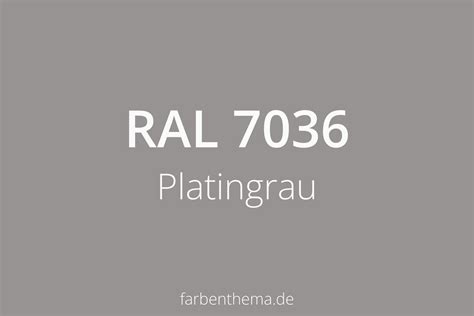 RAL 7036 Platingrau Farbenthema