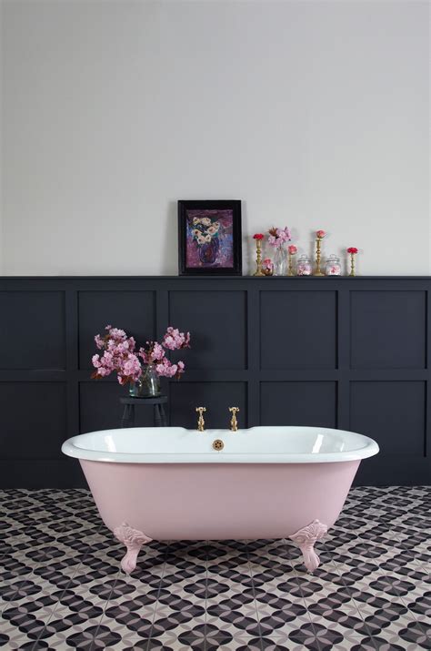 Loved Styling This Petite Millbrooke Pink Bath Painted In Mylands