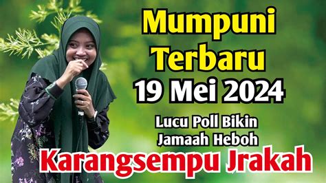 Mumpuni TERBARU 19 Mei 2024 Ceramah Ngapak Lucu Ustadzah Mumpuni