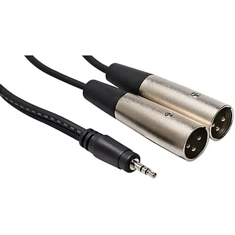 Hosa Cyx M Mm Male Trs To Dual Xlr Male Stereo Breakout Y Cable