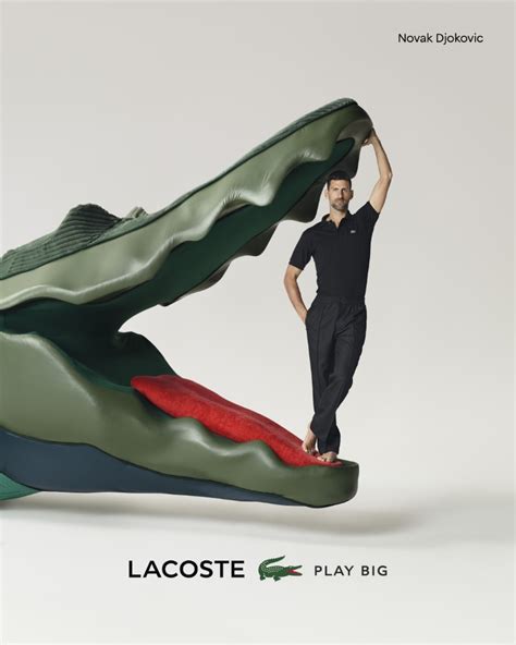 Djokovic Niney More Play Big For Lacoste Ad