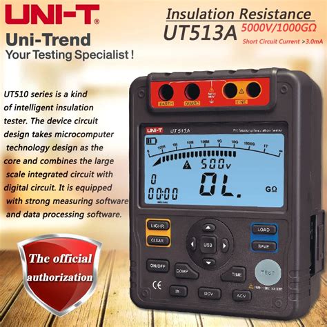 Uni T Ut A Insulation Resistance Tester V Automatic Range Digital