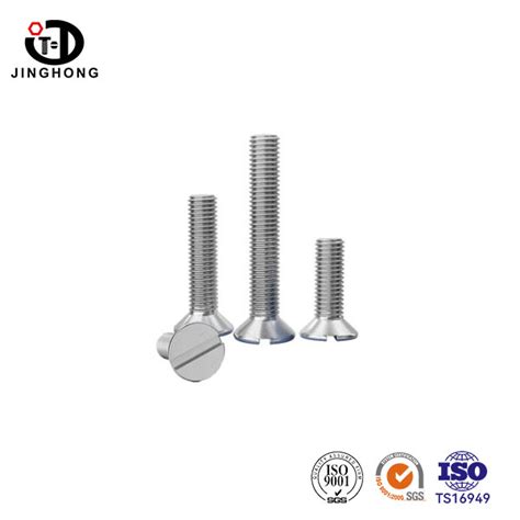 China Slotted Countersunk Flat Head Screws Suppliers Manufacturers