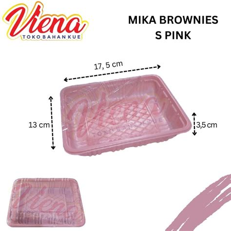 Mika Brownies S Alas Pink Contents 50pcs Box Cake Box Brownies Mika