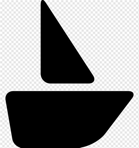 Sailboat Computer Icons Boating Boat Angle Triangle Black Png PNGWing