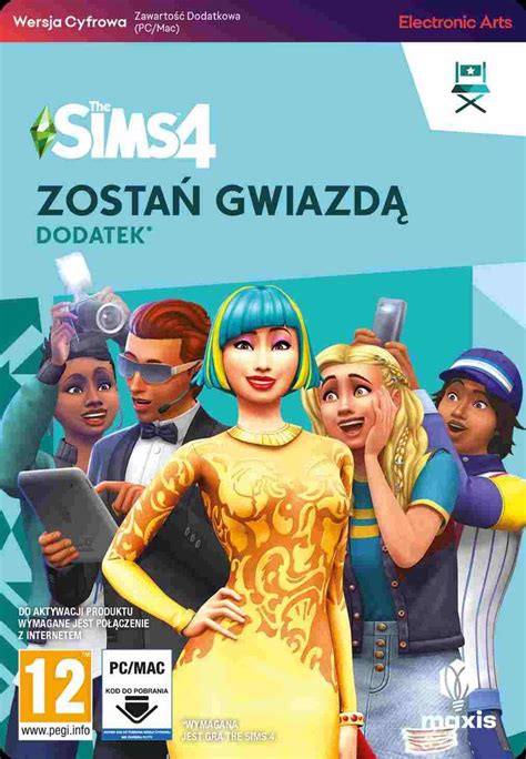 The Sims 4 Zostań gwiazdą PC dodatek kod Electonic Arts Polska