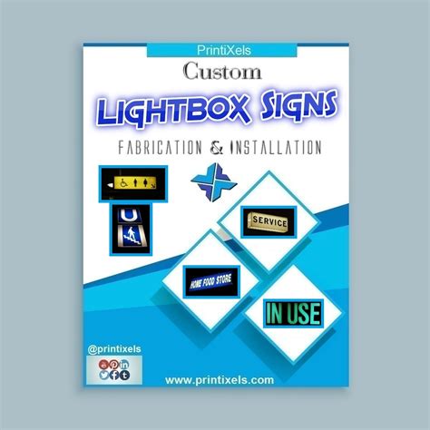 Custom Lightbox Signs | Printixels™ Philippines