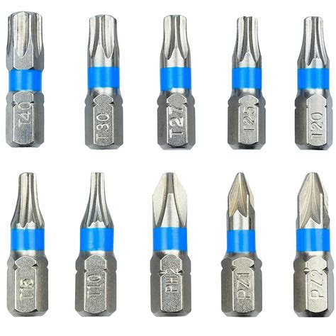 20 Torx Bits S2 T10 T15 T20 T25 T27 T30 T40 Ph2 Pz1 Pz2 Schraubendreher