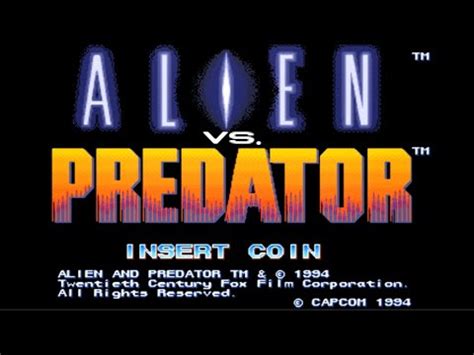 에이리언 대 프레데터 데모 Alien vs Predator DEMO エイリアンVSプレデター デモンストレーション 고전게임