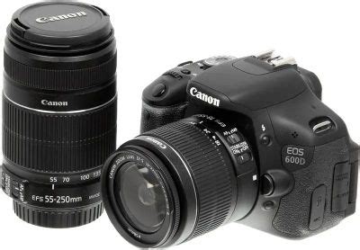 Характеристики Зеркальный фотоаппарат Canon EOS 600D kit ( 18-55mm f/3. ...