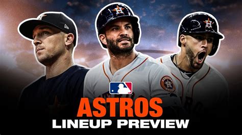 2019 Astros Lineup Preview Youtube