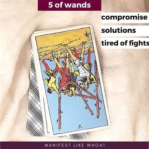 The Five Of Wands Tarot Card Guide For Beginners Manifest Like Whoa