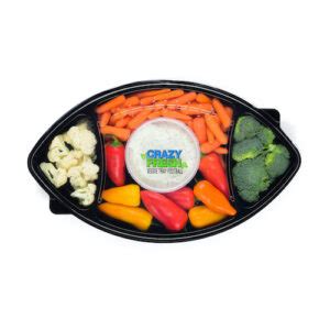 Football Veggie Tray - Game Day Snack | Crazy Fresh