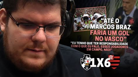 CASIMIRO REAGE VASCO 1 X 6 FLAMENGO BRASILEIRÃO 2024 Cortes do