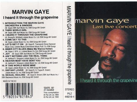 Marvin Gaye - I Heard It Through The Grapevine (1993, Cassette) | Discogs