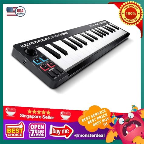 M-Audio Keystation Mini 32 MK3 - USB MIDI Keyboard Controller with 32 ...