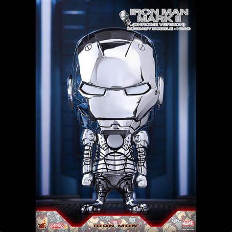 Hot Toys Iron Man Mark II Chrome Version Cosbaby Bobble Head