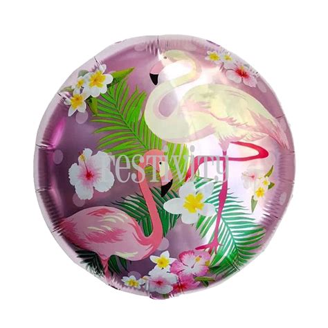 Flamingo Round Foil Balloon Festivity