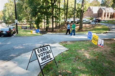 Early Voting Begins In Forsyth Co With Lines In Rural Hall