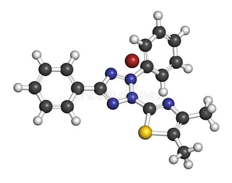 Mtt Yellow Tetrazole Dye Molecule Used In Mtt Assay Used To Measure