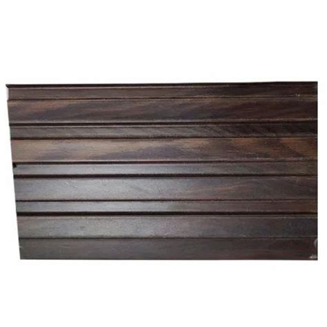 Brown Fluted WPC Wall Panel For Commercial At Rs 1200 Sq Ft In