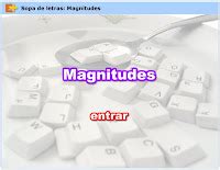 299 792 458 M S SOPA DE LETRAS Y CRUCIGRAMA SOBRE MAGNITUDES Y UNIDADES