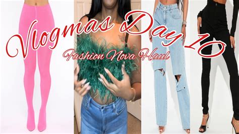 Vlogmas Day Fashion Nova Haul Holiday Edition Huge Black Friday