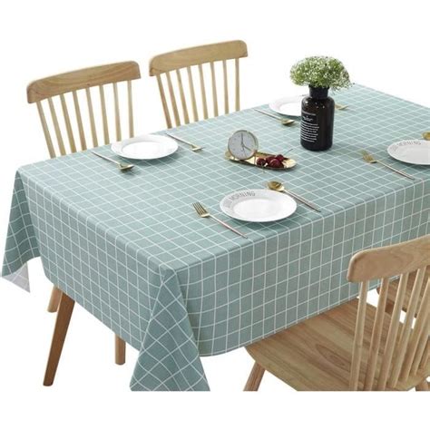 Rustique Plus De Mod Les Imperm Able Pvc Nappe De Table Rectangulaire