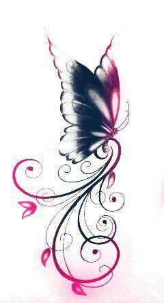 Pin By Miranda Batt On Butterflys Butterfly Tattoo Designs Blue