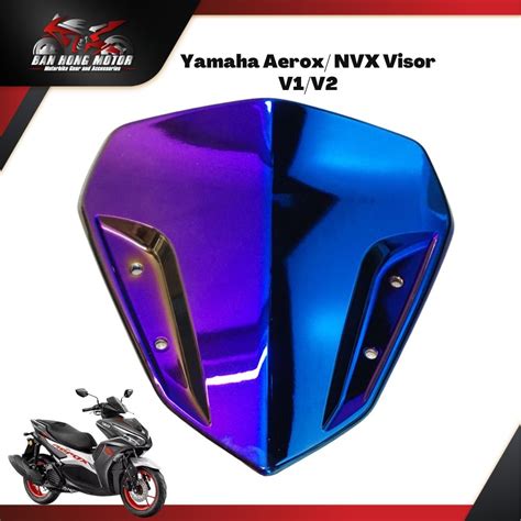 Aerox Visor Windshield Rainbow NVX Visor Motorcycles Motorcycle