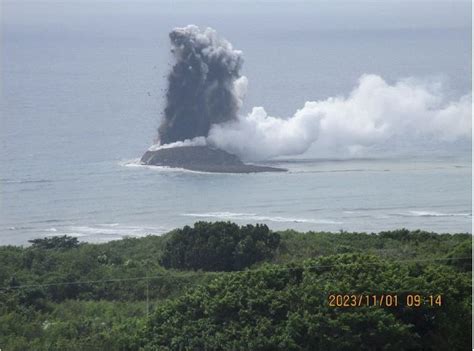 硫黄島で新たな陸地 大規模噴火で300メートル程度の大きさに（2023年11月9日掲載）｜日テレnews Nnn