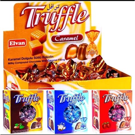 Jual Coklat ELVAN Truffle Dan Traffline 250 Gram Mix Atau Pilih Warna