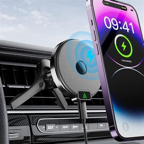 Amazon Lasfit Signature Magnetic Wireless Car Charger Vent Cell