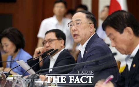 홍남기 부총리 일본 수출규제 대응 100개 품목 5년 내 공급 안정 비즈팩트 기사 The Fact