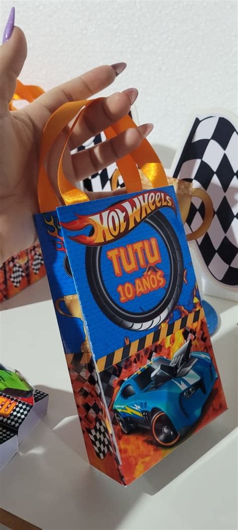 Sacolinhas Personalizadas Hot Wheels Elo Produtos Especiais