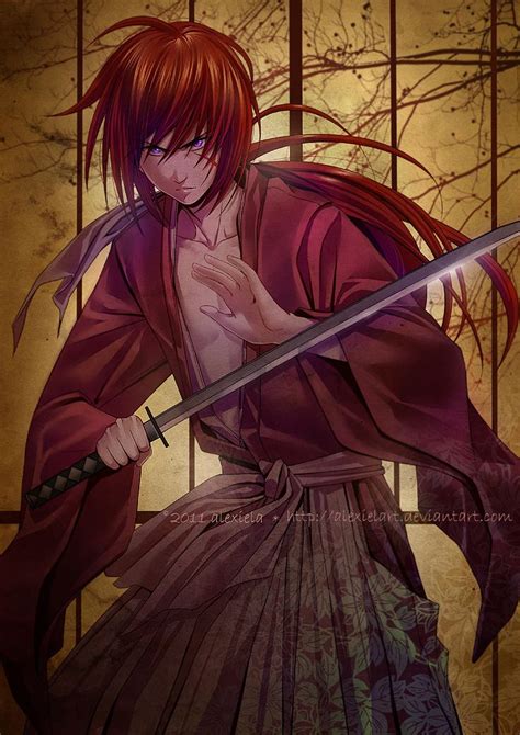 Rurouni Kenshin By Alexiela Art On Deviantart Rurouni Kenshin Samurai Anime Kenshin Anime