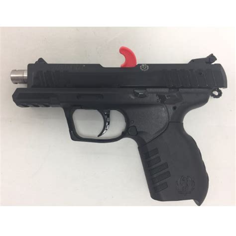 Ruger Sr22 Rimfire 22 Black Pistol With Threaded Barrel