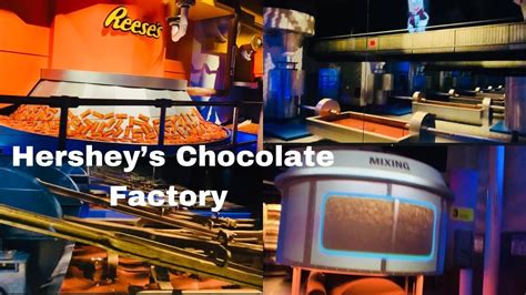 HERSHEY CHOCOLATE FACTORY TOUR RIDE AMUSEMENT CENTER TOURIST ATTRACTION