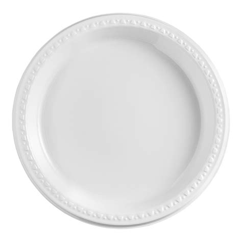 Huhtamaki Chinet White Heavyweight Plastic Plate Case