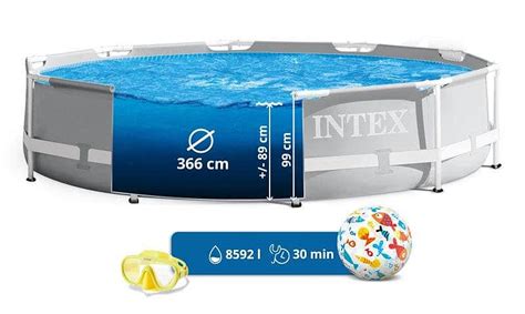 Bazén Intex 26716 Prism Frame 366 x 99 cm SET s filtrací | eFitness.cz