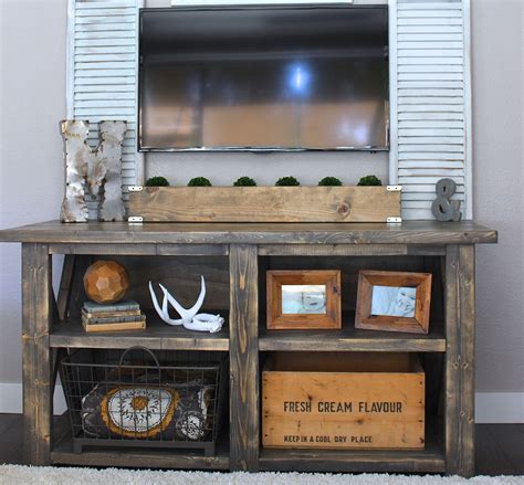 Rustic Farmhouse Tv Stand Diy